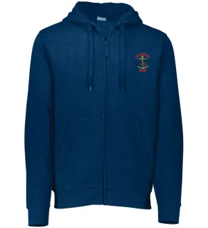 Rhode Island Rugby Club Fleece Full Zip Hoodie