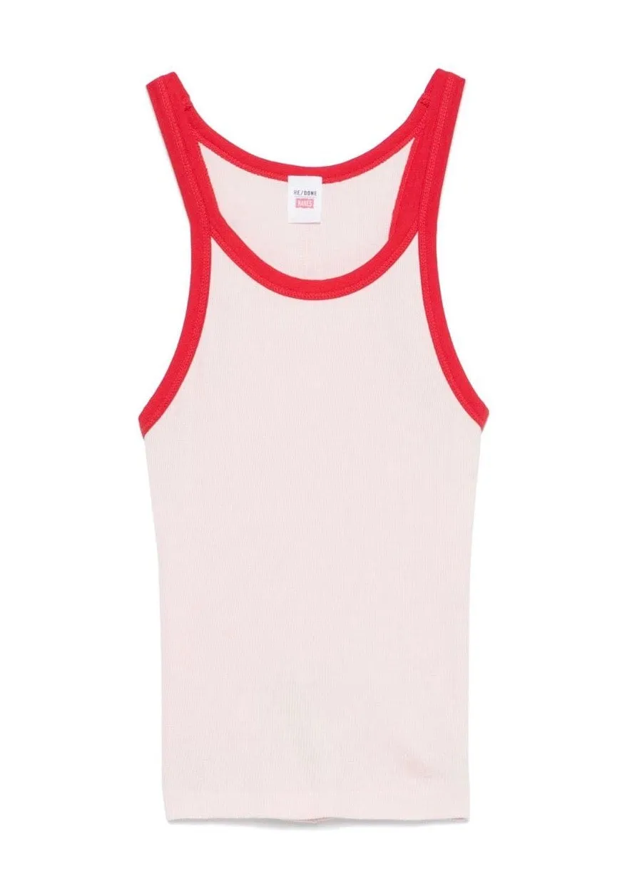 Ribbed Tank (Dahlia with Ruby)