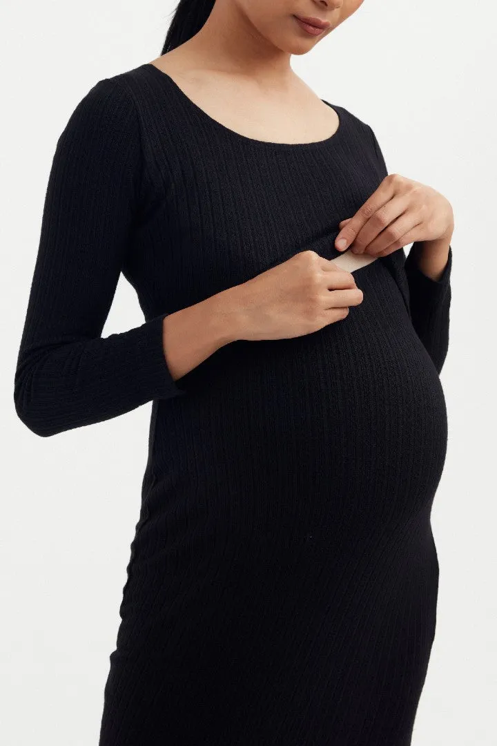 Riley Pointelle Nursing Dress