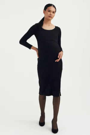 Riley Pointelle Nursing Dress