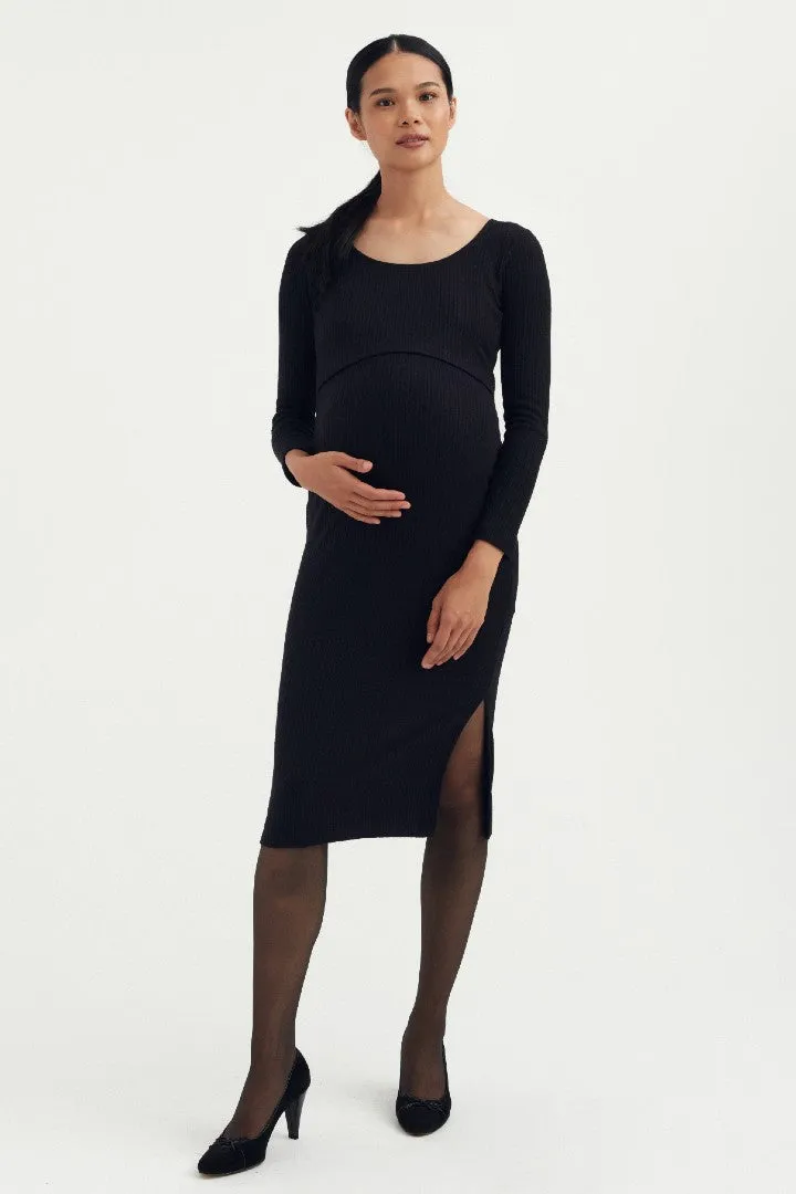 Riley Pointelle Nursing Dress