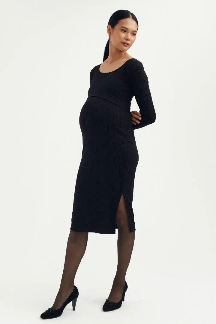 Riley Pointelle Nursing Dress