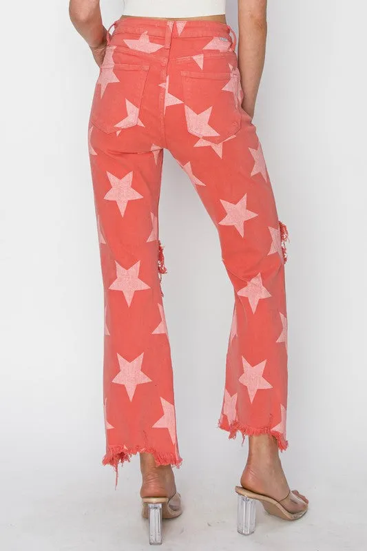 RISEN Bernice Star Printed Pants FINAL SALE