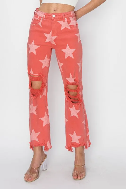 RISEN Bernice Star Printed Pants FINAL SALE