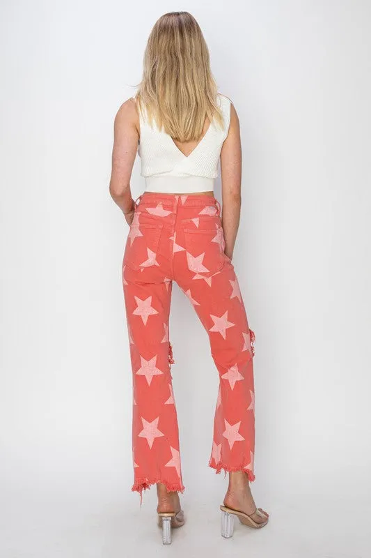 RISEN Bernice Star Printed Pants FINAL SALE