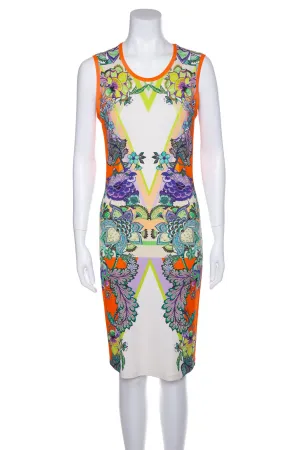 Roberto Cavalli Multicolor Printed Dress SZ 42
