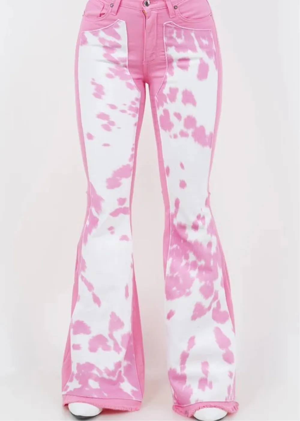 Rodeo Pink Bell Bottom Pants