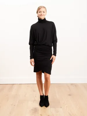 rollins turtleneck dolman dress