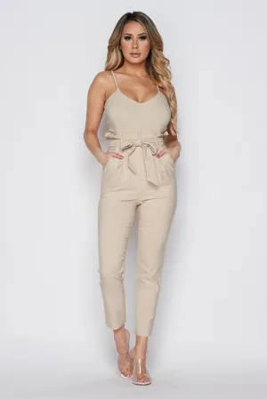 RONNIE TIE FRONT JUMPSUIT