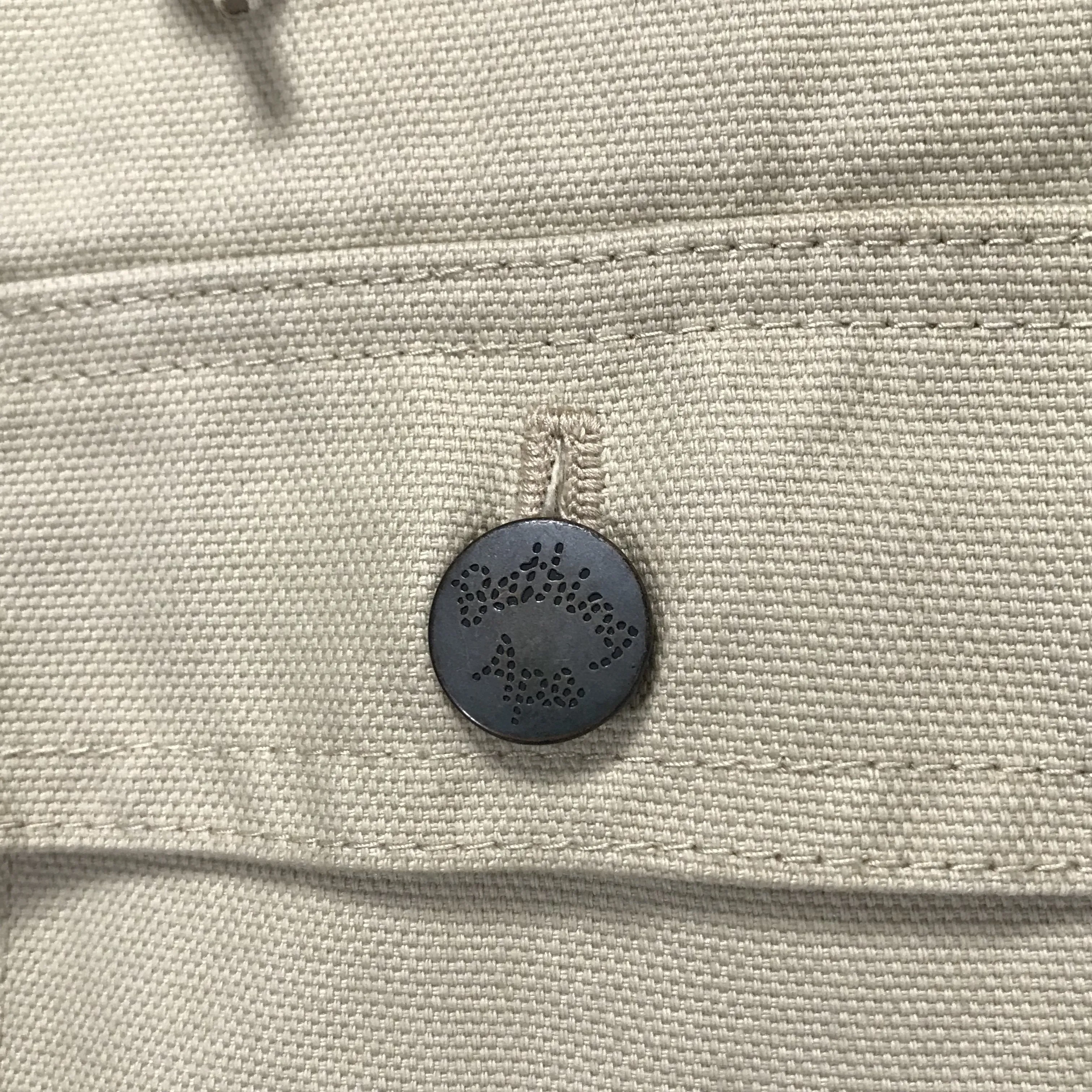 [S] A Bathing Ape Bape Vintage 'FedEx' Blanket Lined Jacket Beige