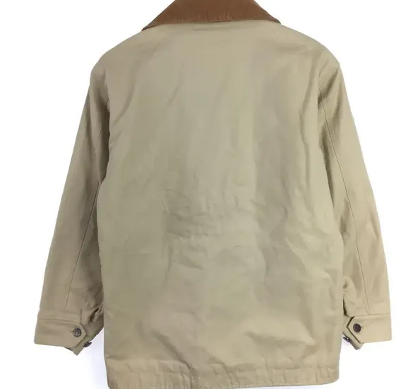 [S] A Bathing Ape Bape Vintage 'FedEx' Blanket Lined Jacket Beige