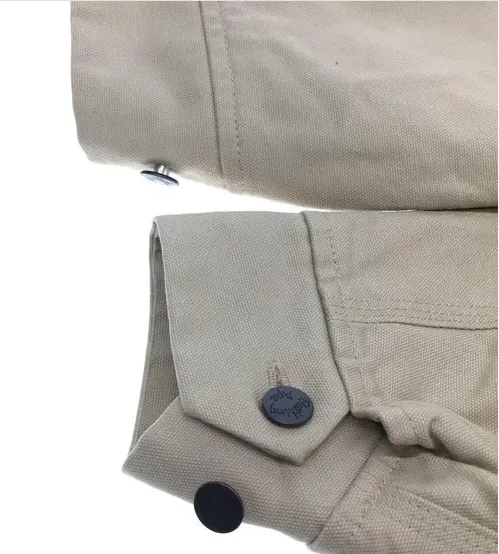 [S] A Bathing Ape Bape Vintage 'FedEx' Blanket Lined Jacket Beige