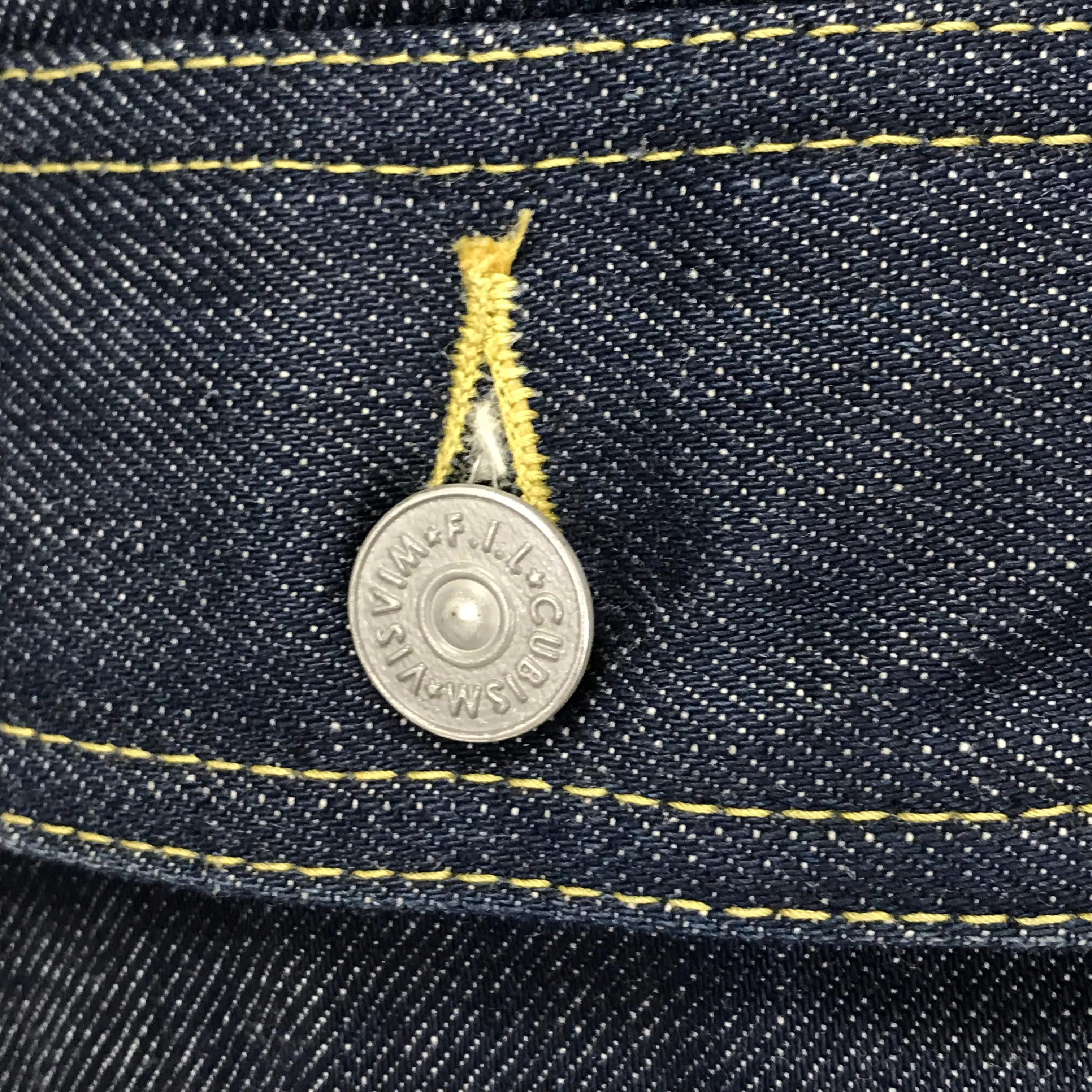 [S] Visvim 15SS Social Sculpture 101 Denim Jacket Unwashed Indigo