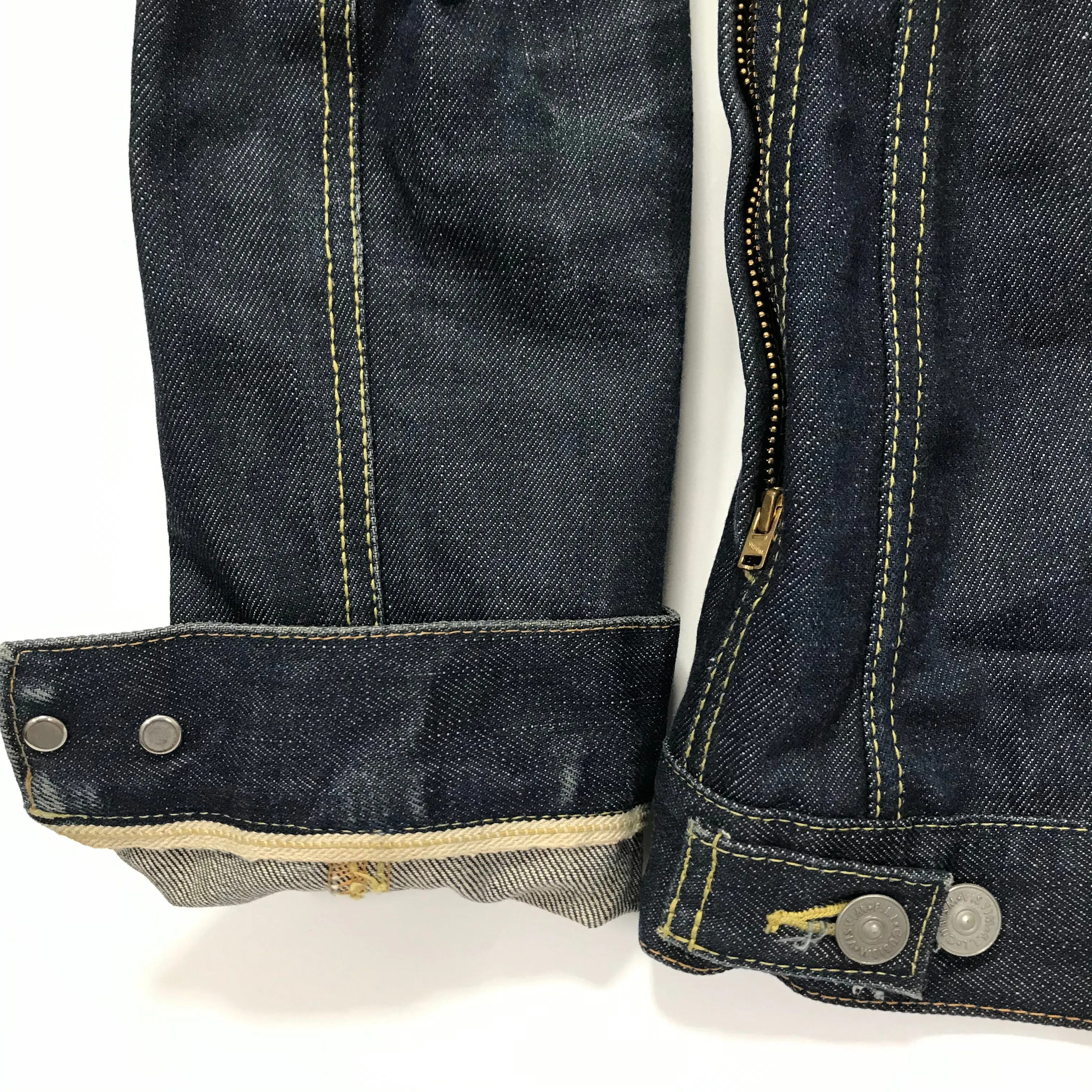 [S] Visvim 15SS Social Sculpture 101 Denim Jacket Unwashed Indigo