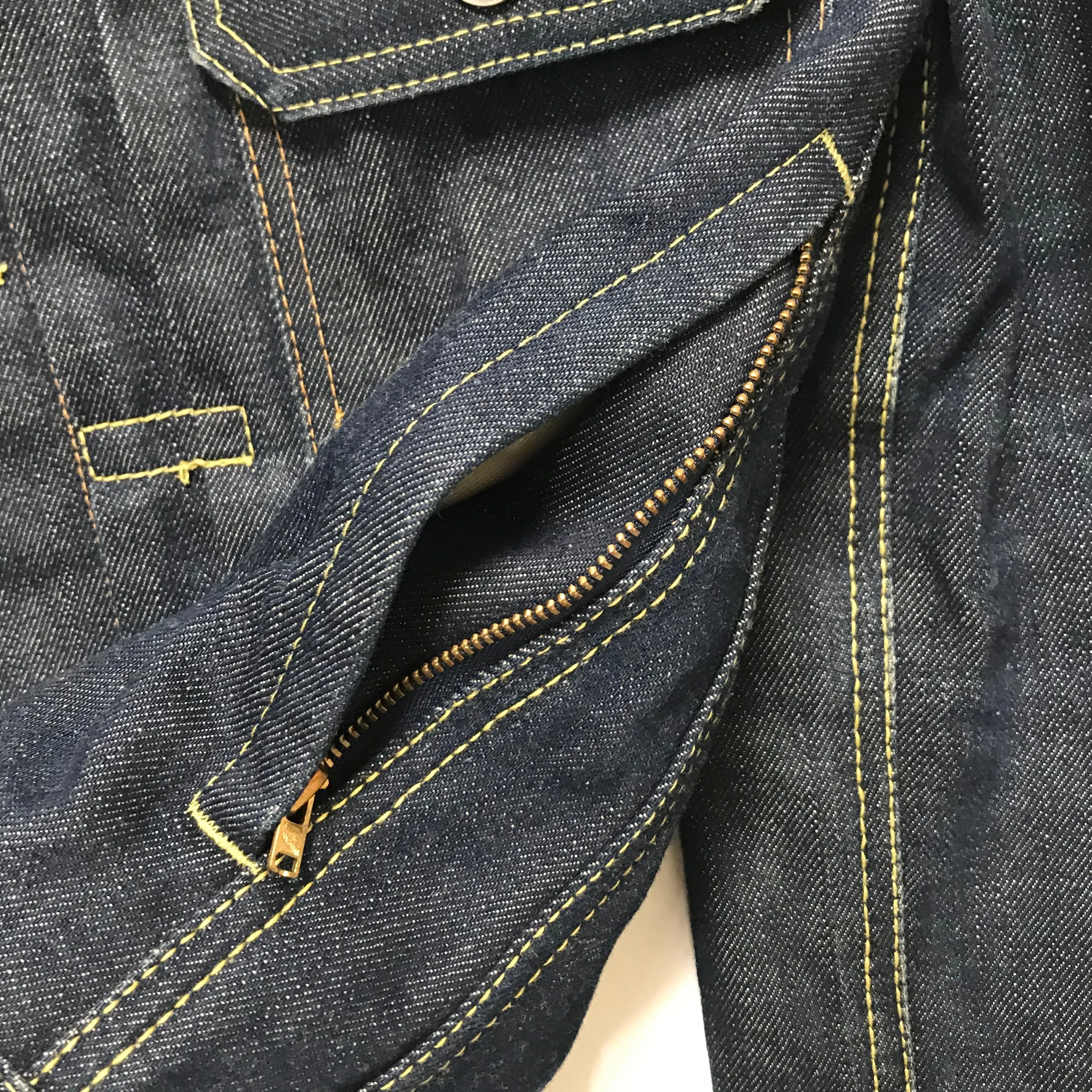 [S] VISVIM 15SS SS 101 Jacket Unwashed Indigo