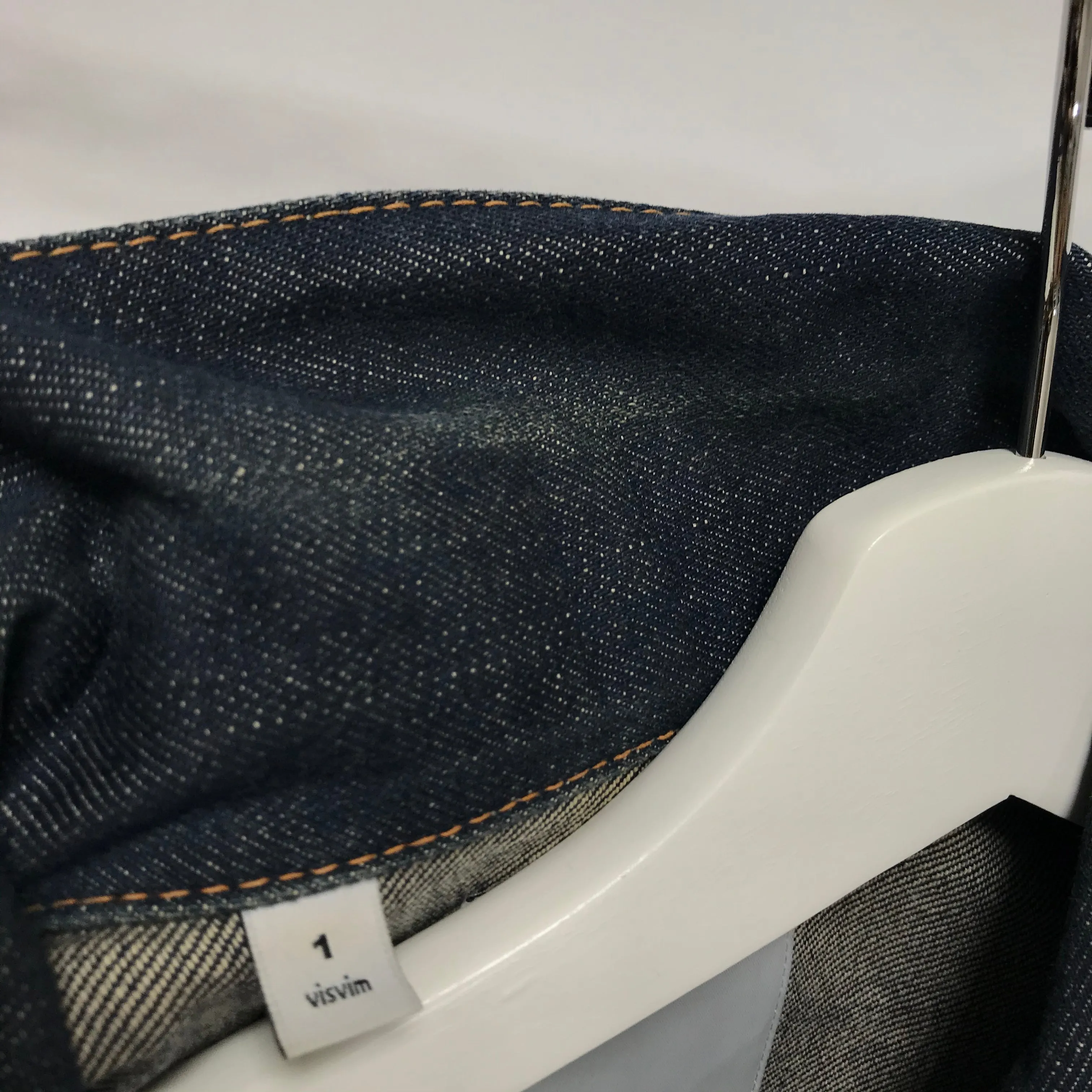[S] VISVIM 15SS SS 101 Jacket Unwashed Indigo