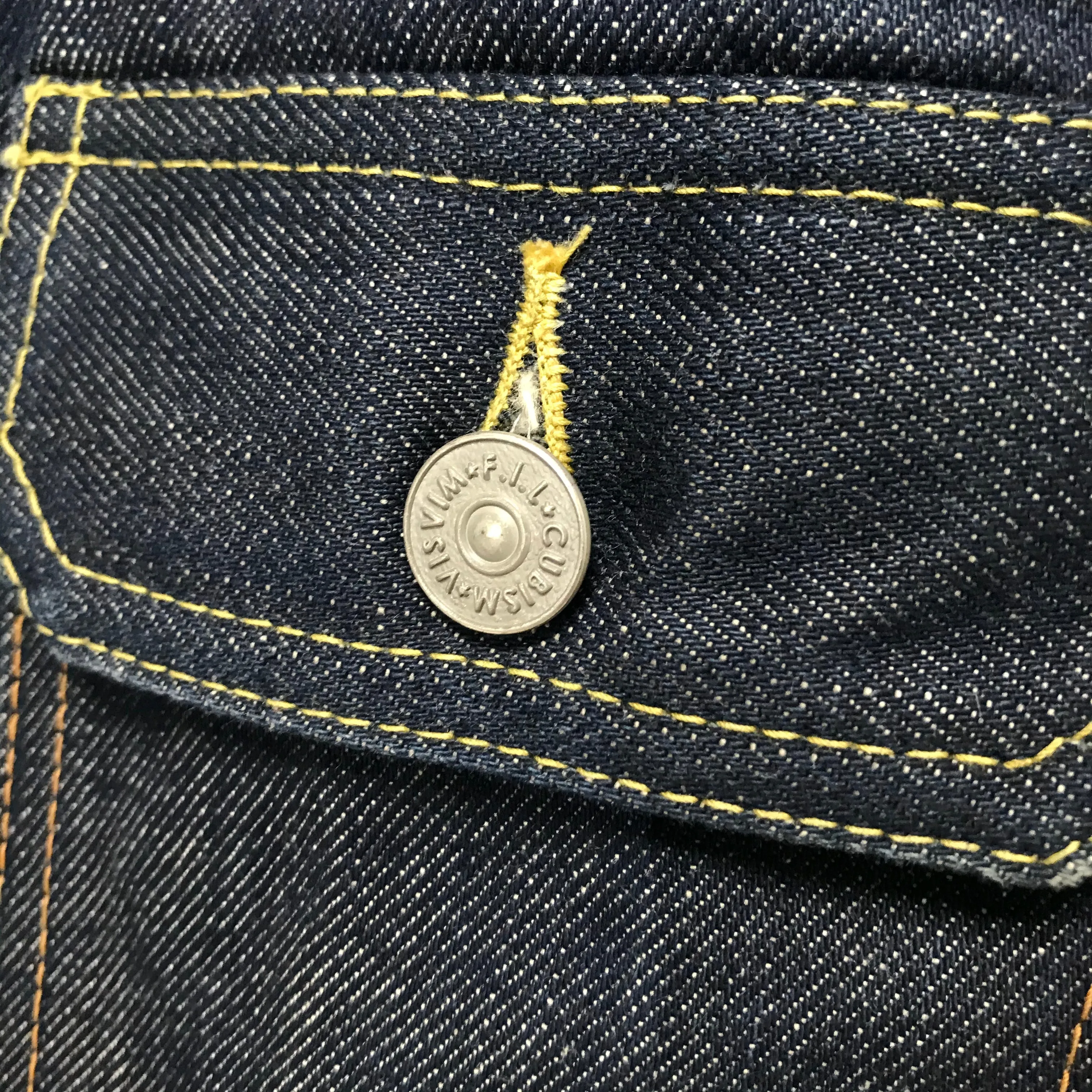 [S] VISVIM 15SS SS 101 Jacket Unwashed Indigo