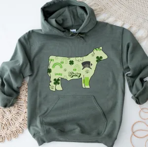 Saint Patrick Steer Hoodie (S-3XL) Unisex - Multiple Colors!