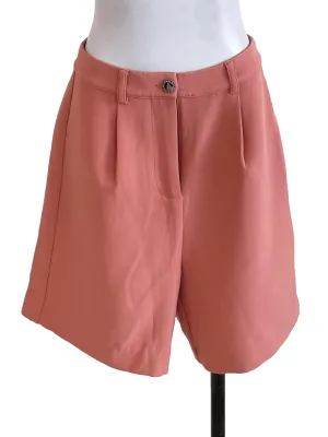 Salmon Pink Basic Shorts
