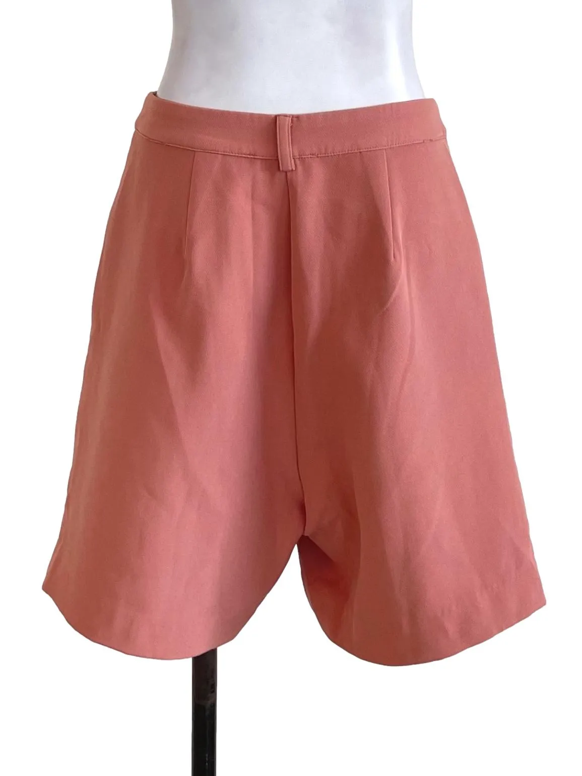 Salmon Pink Basic Shorts