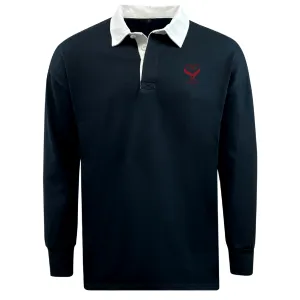 San Jose Seahawks Classic Long Sleeve Solid Rugby Jersey