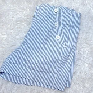 Sandro seersucker nautical shorts