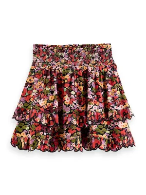 Scotch & Soda All-Print Layered Skirt