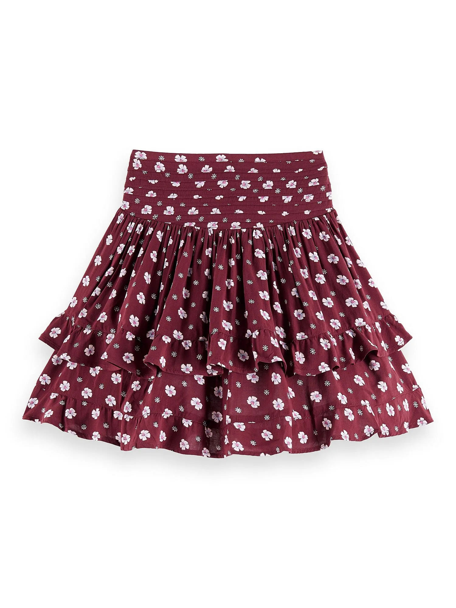 Scotch & Soda Printed Layered Skirt