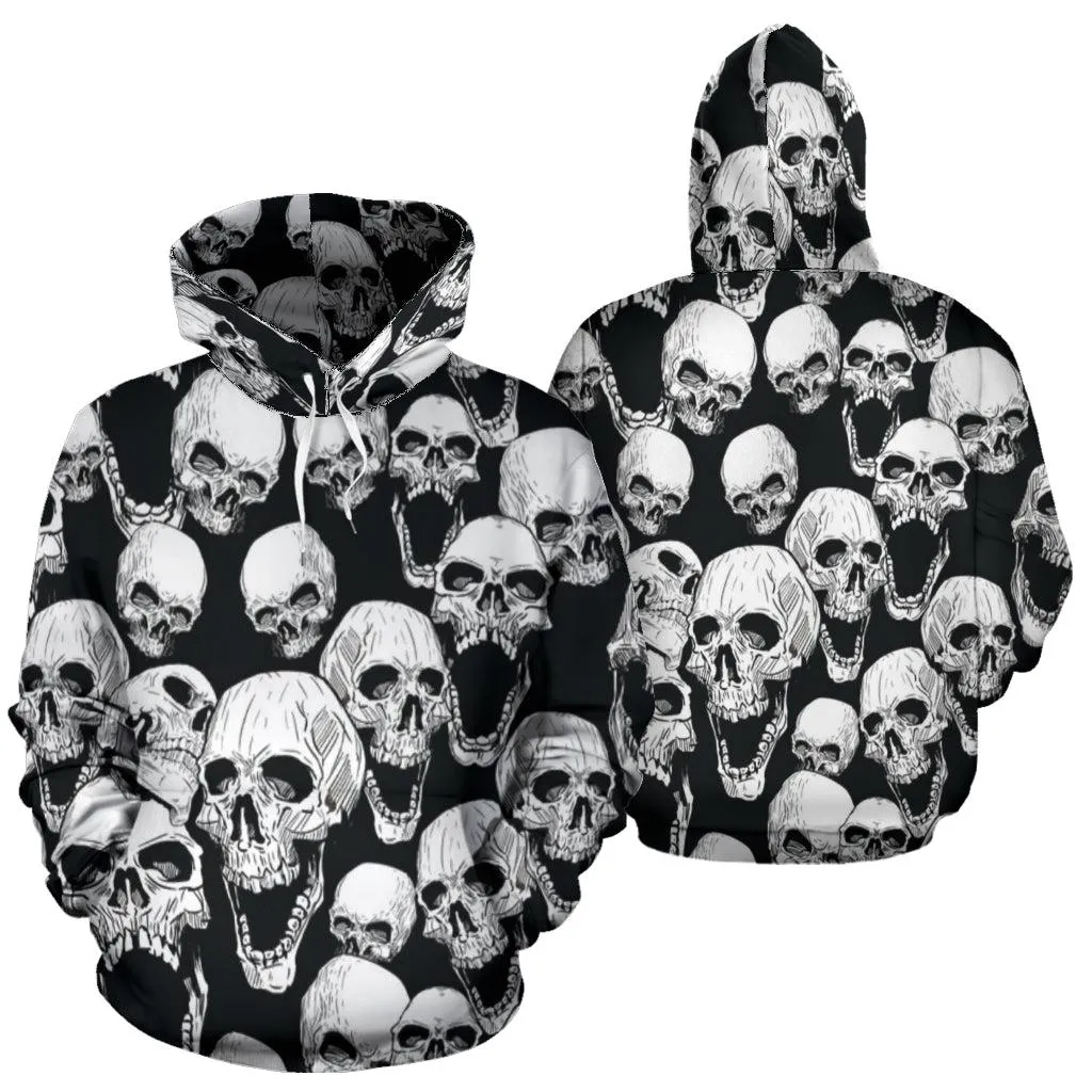 Screaming Skulls Unisex Hoodie