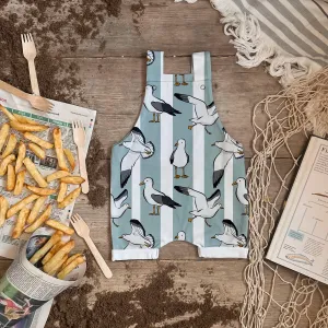 Seaside Seagulls Shorts Dungarees