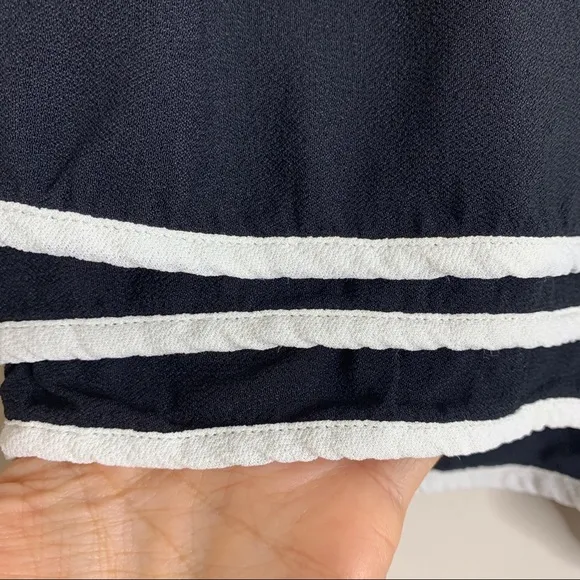 See By Chloé Multi-Layer Puff Shorts / Skort *Black &amp; White* Sz 2