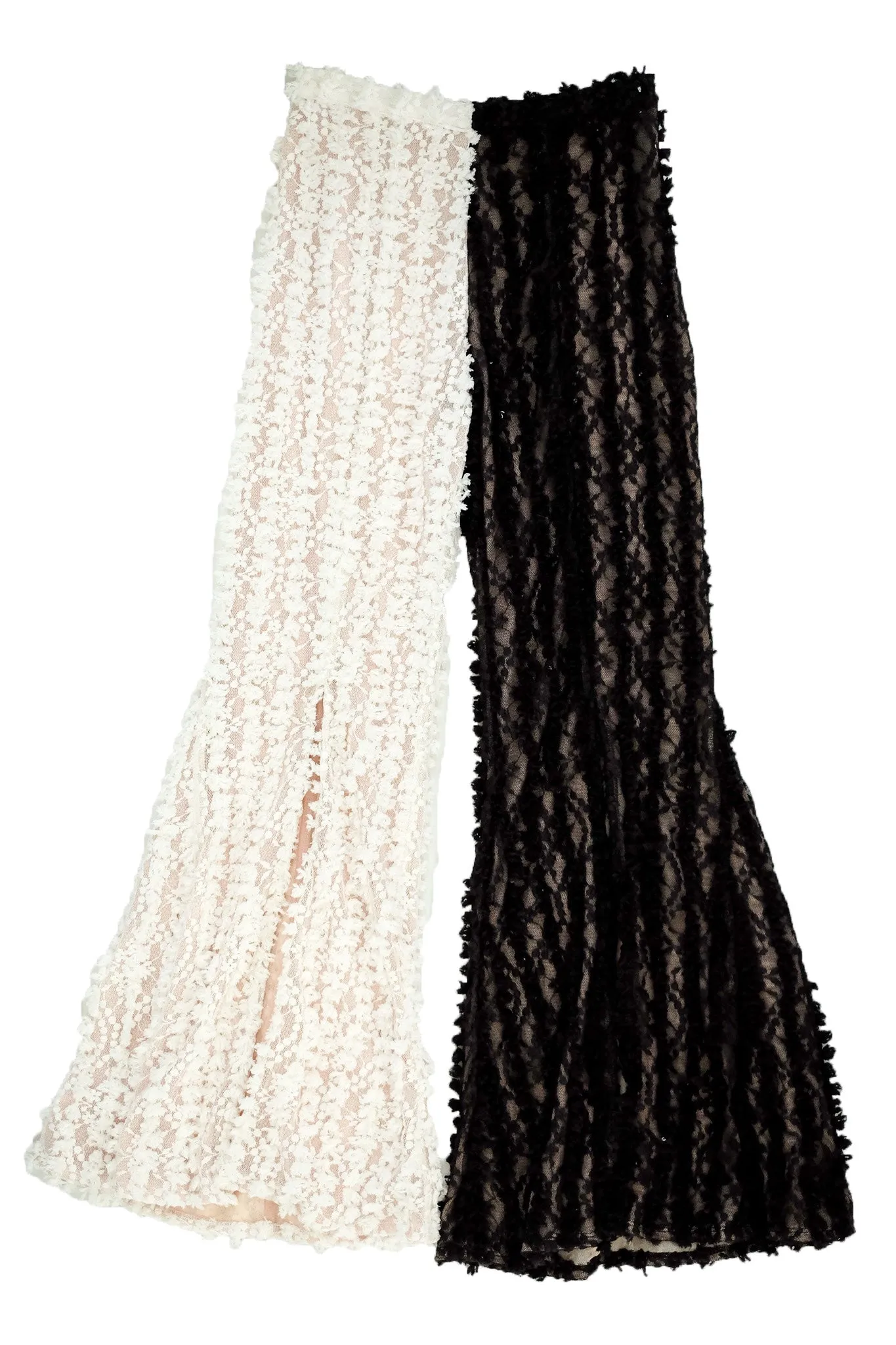 selena pant in noche two tone lace