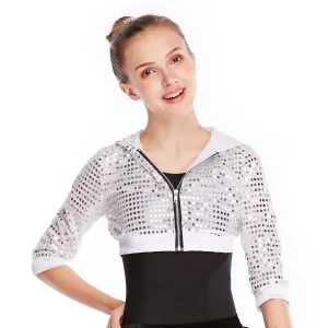 Sequins Hip Hop Street Hoodies Dance Top 5 Colors