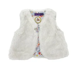 Sergeant Major lined faux fur vest - 9m