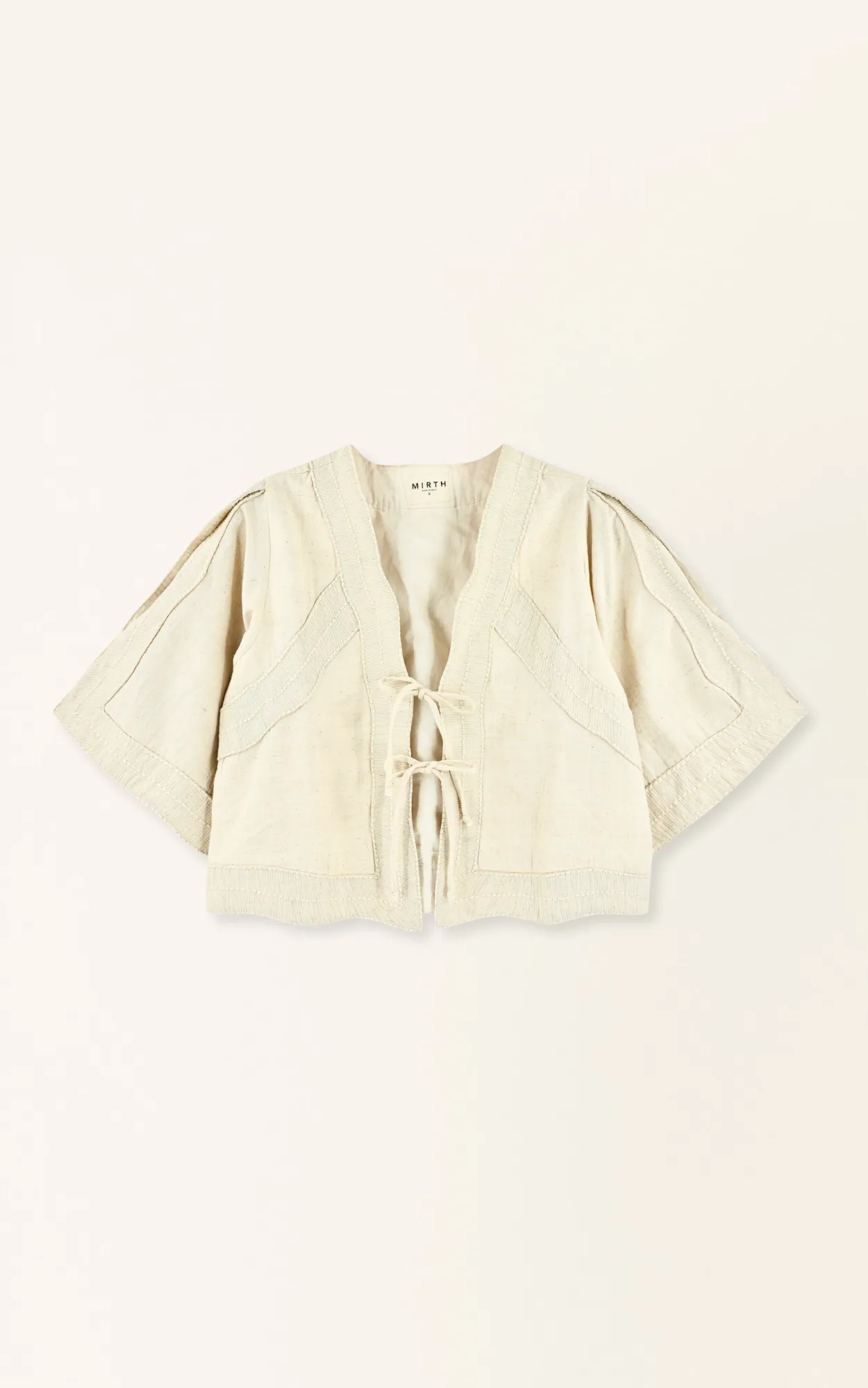 Seychelles Top in Oat Fossil