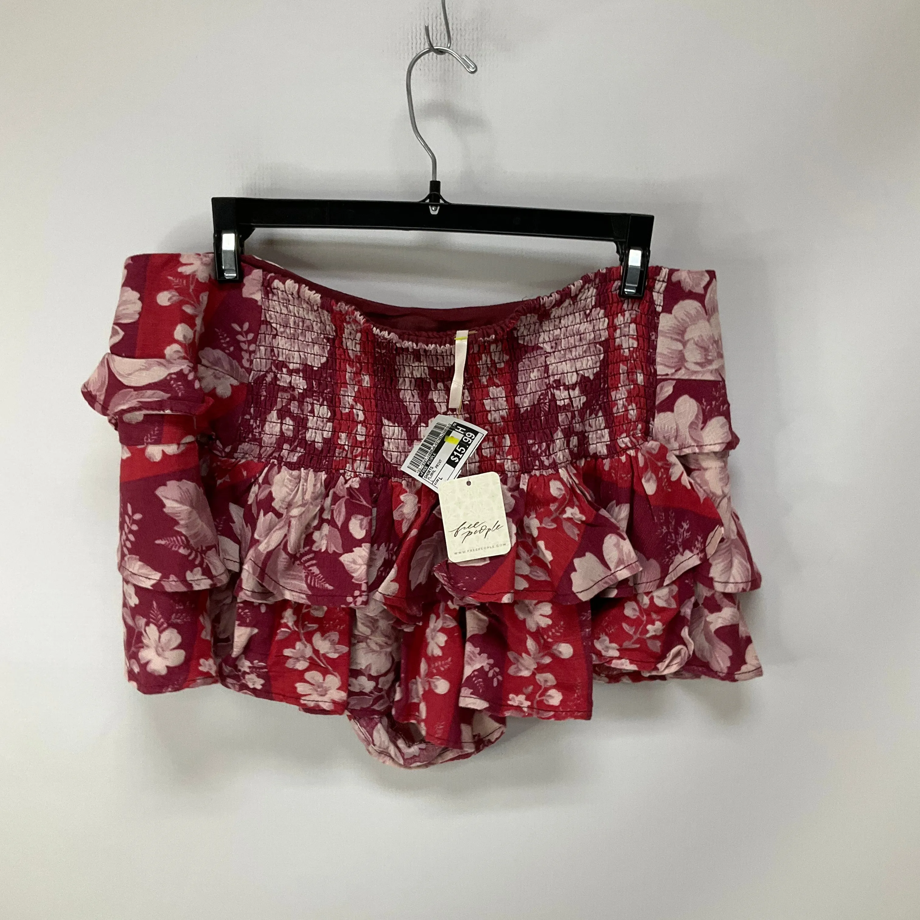 Shorts By Free People In Floral Print, Size: L