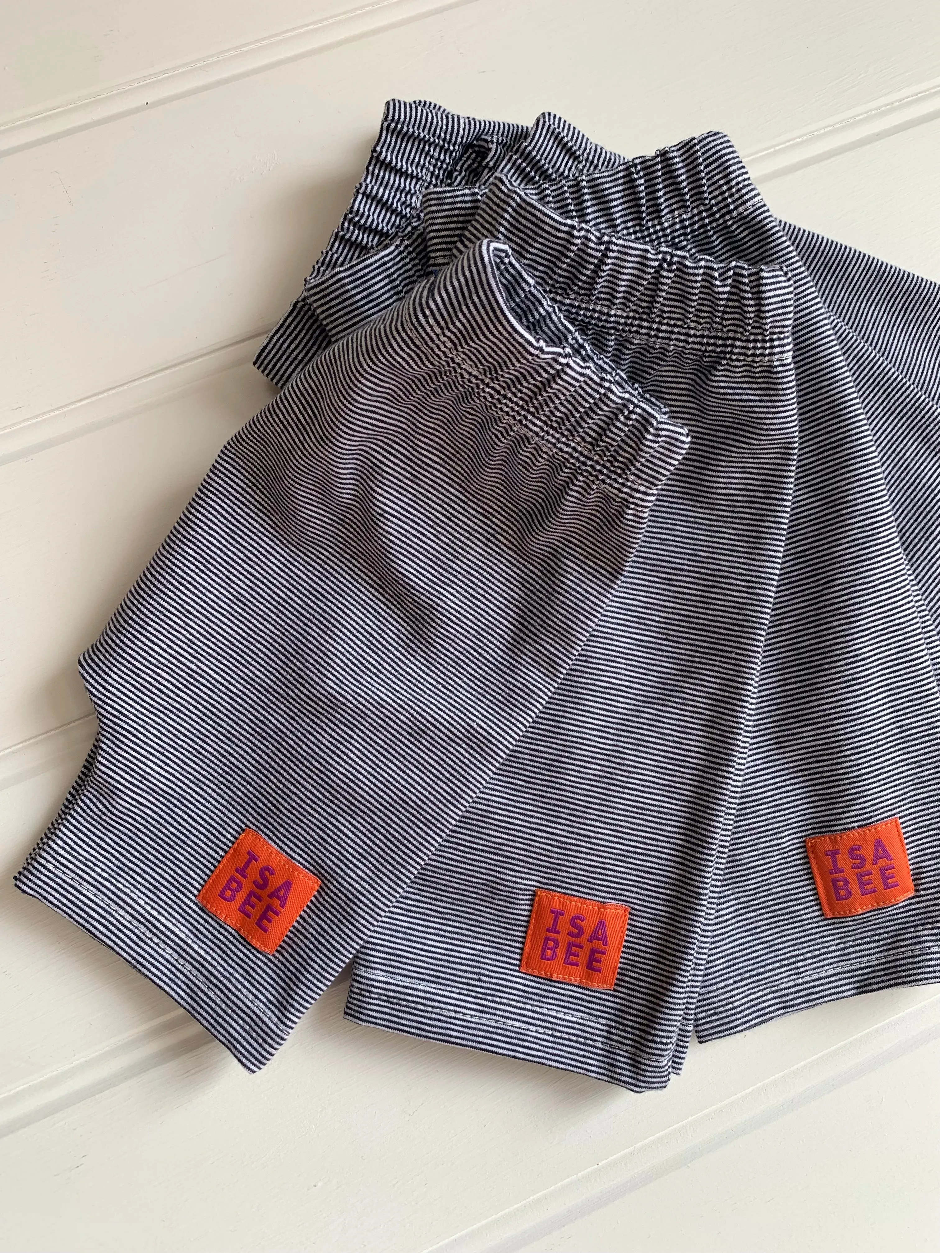 Shorts - Fine Stripe Blue