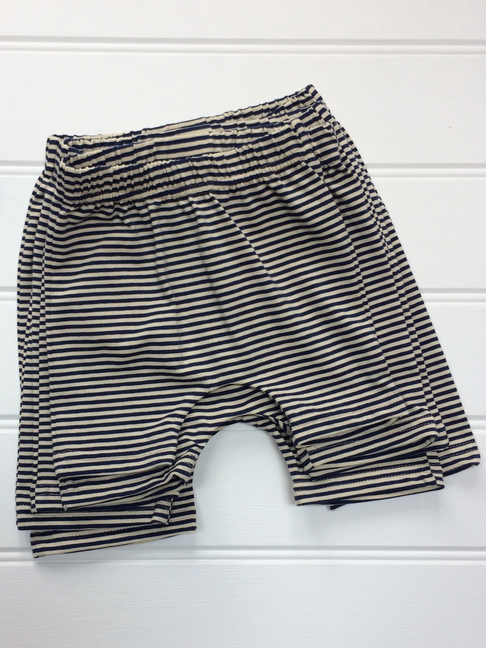 Shorts - Navy and Cream Stripes