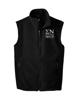 Sigma Nu Fleece Vest