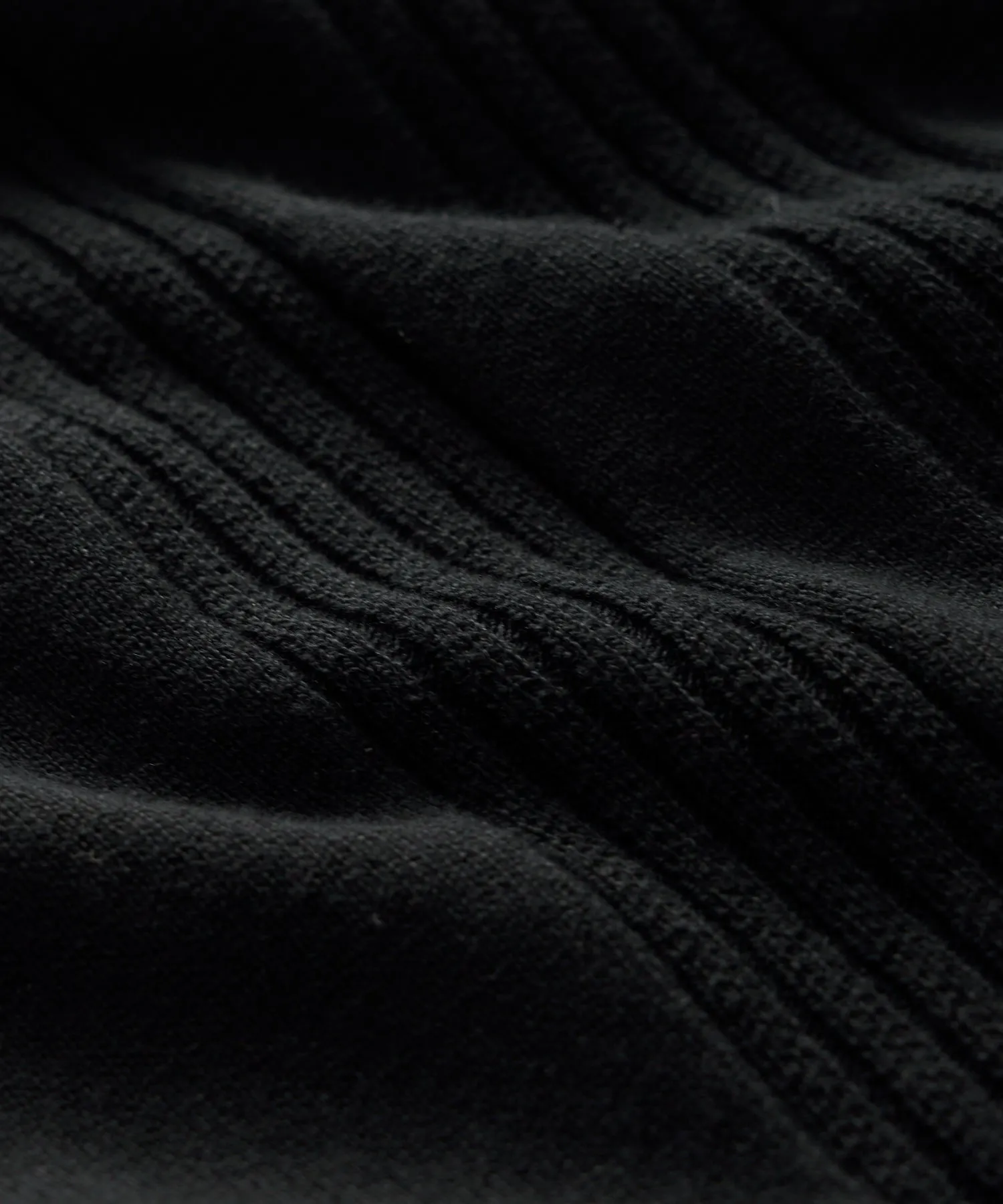 Silk-Cotton Ribbed Sweater Polo