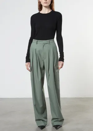 Silk Sweater Rib L/S Crew