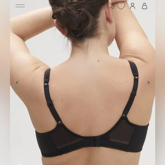 Simone Perele Olympe Wireless Triangle - Black 34E (DD)