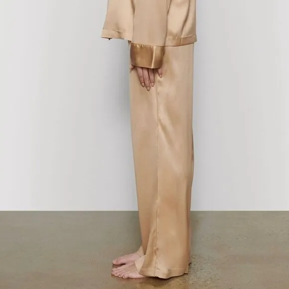 SKIMS Silk Sleep Pant Honey Womens 4X
