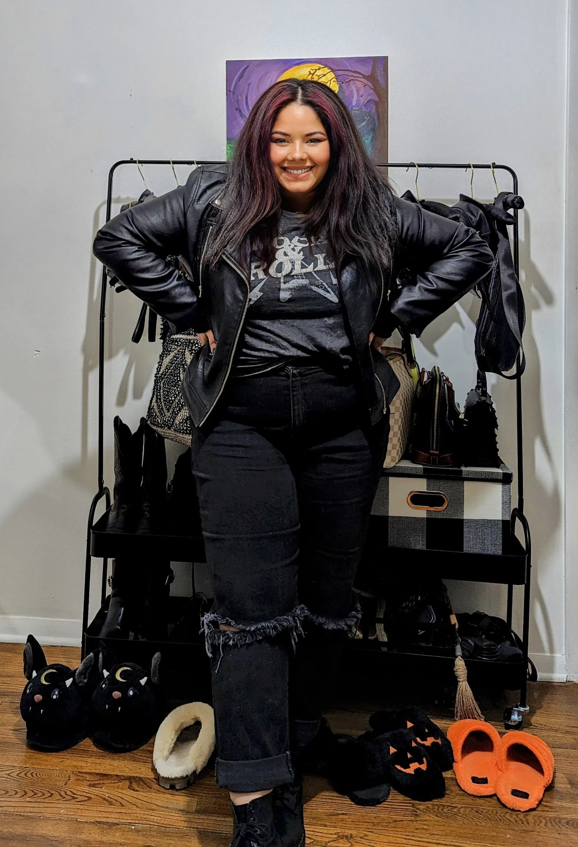 Slayer Leather Jacket Black