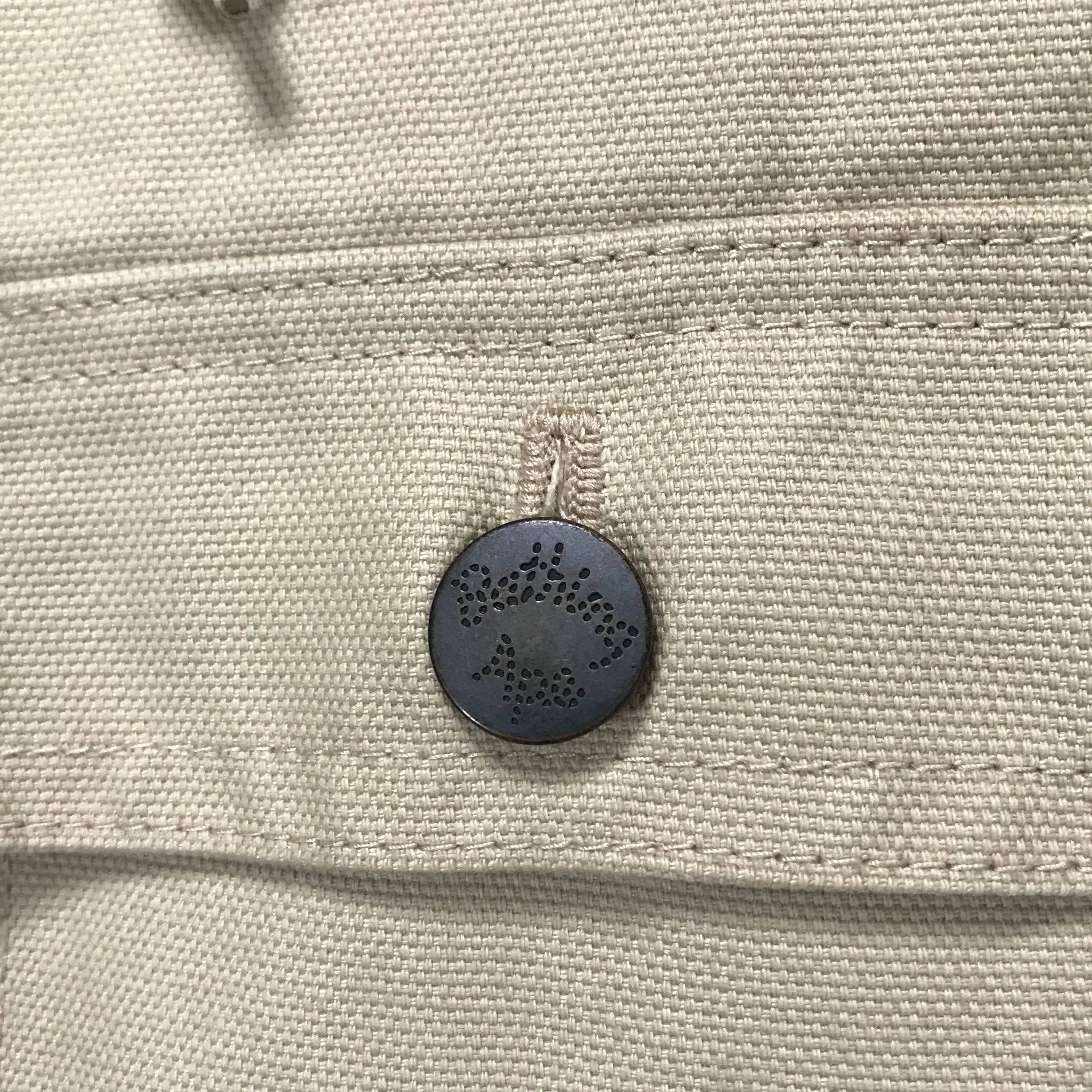 [S/M] A Bathing Ape Bape Vintage 'FedEx' Blanket Lined Jacket Beige