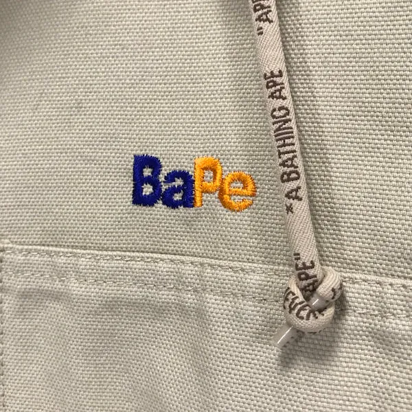[S/M] A Bathing Ape Bape Vintage 'FedEx' Blanket Lined Jacket Beige