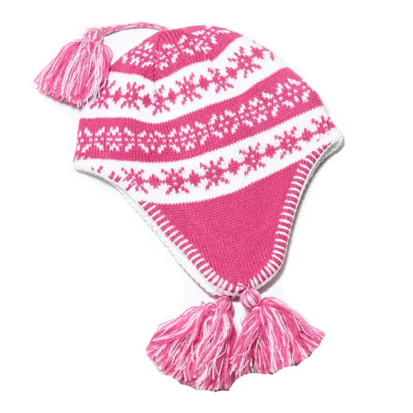 SnowStoppers - Sherpa Hat - Fuschia