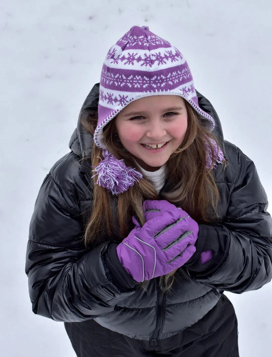 SnowStoppers - Sherpa Hat - Fuschia