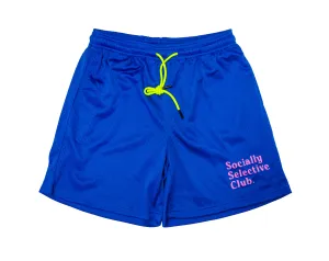 Socially Selective Mesh Shorts (BLUE)