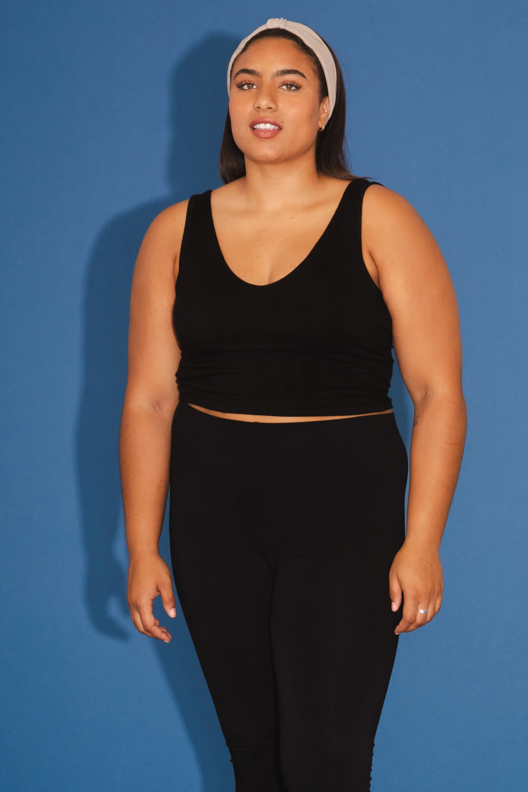 Soft Tank Top in Black